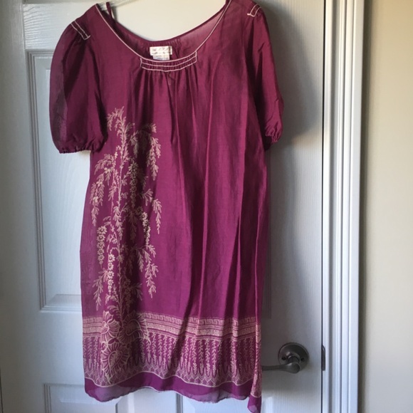 SOFT 2-Pc Satin MSSP Tunic Summer Beach Dress Lightweight XS - Picture 5 of 9